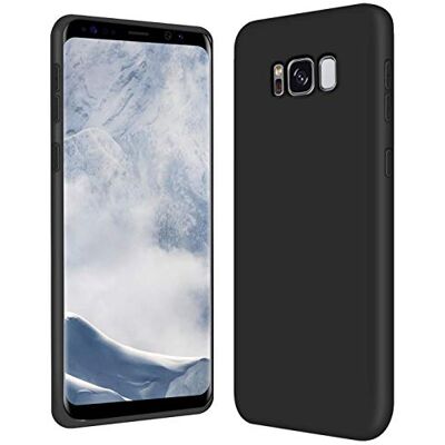 Verco Para Samsung Galaxy S8 Capa de silicone, capa macia de TPU colorida com superfície antiderrapante, compatível com Samsung Galaxy S8 (5,8 polegadas), preto Verco Para Samsung Galaxy S8 Capa de silicone, capa macia de TPU colorida com superfície antiderrapante, compatível com Samsung Galaxy S8 (5,8 polegadas), preto
