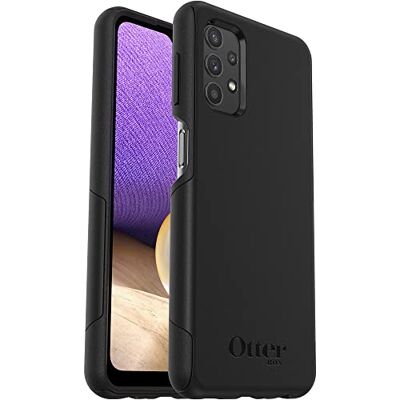 Otterbox Capa para Samsung Galaxy A32 5G Sleek, resistente a choques e quedas, ultra-fina, protetora, testada com os padrões militares antiquedas, preto, sem caixa de varejo Otterbox Capa para Samsung Galaxy A32 5G Sleek, resistente a choques e quedas, ultra-fina, protetora, testada com os padrões militares antiquedas, preto, sem caixa de varejo