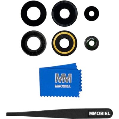 MMOBIEL Câmara traseira de vidro com lente sobresselente compatível com Xiaomi Redmi Note 12 Pro Plus 2022 inclui adesivo de dupla face, pinça e pano. MMOBIEL Câmara traseira de vidro com lente sobresselente compatível com Xiaomi Redmi Note 12 Pro Plus 2022 inclui adesivo de dupla face, pinça e pano.