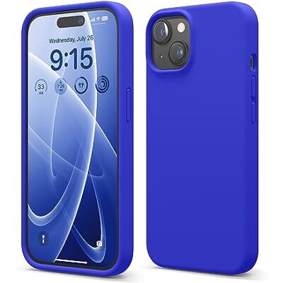 Elago - iPhone 15 - Azul Cobalto - Silicone - Capa Elago - iPhone 15 - Azul Cobalto - Silicone - Capa