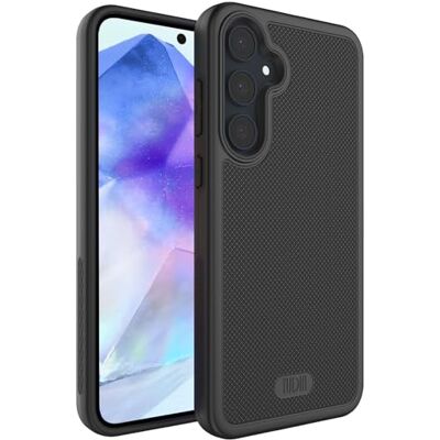 TUDIA MergeGrip Compatível com capa para Samsung Galaxy A55 5G capa protetora de camada dupla antiderrapante detetor fina resistente de grau militar preto TUDIA MergeGrip Compatível com capa para Samsung Galaxy A55 5G capa protetora de camada dupla antiderrapante detetor fina resistente de grau militar preto
