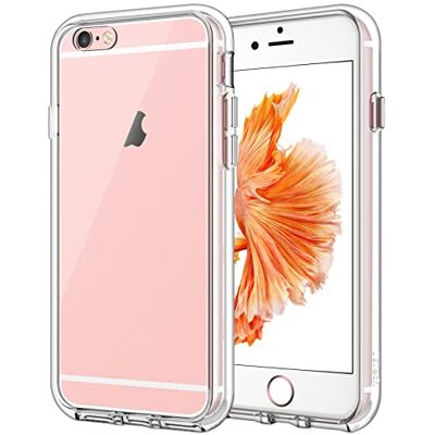 JETech Capa para iPhone 6s Plus/6 Plus, amarelo, transparente Capa de proteção anti-choque, parte traseira PC rígido anti-riscos, Bumper TPU claro duradouro JETech Capa para iPhone 6s Plus/6 Plus, amarelo, transparente Capa de proteção anti-choque, parte traseira PC rígido anti-riscos, Bumper TPU claro duradouro