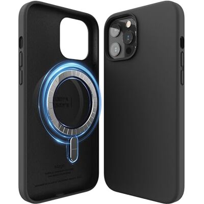 Elago - ES12MSSC67-BK - Preto - Silicone - Funda de telemóvel Elago - ES12MSSC67-BK - Preto - Silicone - Funda de telemóvel