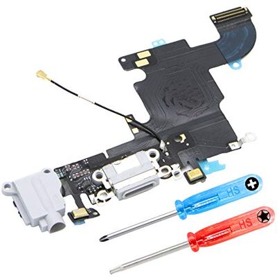MMOBIEL Conector de carregamento compatível com iPhone 6s 2015 Porta de carregamento Dock Connector Cable Flex áudio jack/microfone / antena sobressalente Incl chaves de fendas ouro rosa MMOBIEL Conector de carregamento compatível com iPhone 6s 2015 Porta de carregamento Dock Connector Cable Flex áudio jack/microfone / antena sobressalente Incl chaves de fendas ouro rosa