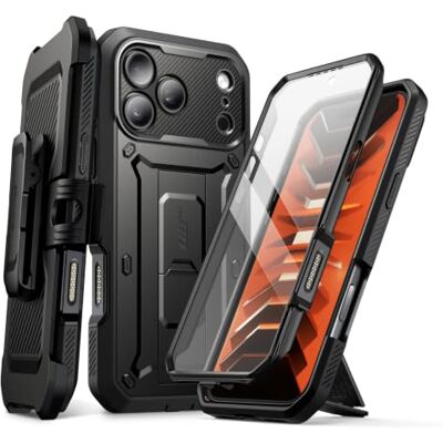 SUPCASE Funda para iPhone 18 Pro MAX / 17 Pro MAX con Protector de Pantalla Capa de proteção de 360°, clipe de cinto giratório, botão de controlo da câmera, proteção militar, suporte, UB Pro SUPCASE Funda para iPhone 18 Pro MAX / 17 Pro MAX con Protector de Pantalla Capa de proteção de 360°, clipe de cinto giratório, botão de controlo da câmera, proteção militar, suporte, UB Pro