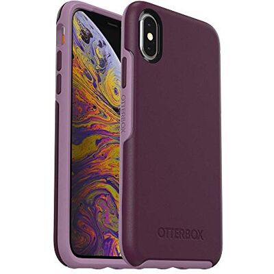 Otterbox Symmetry Series Capa para iPhone XS MAX, embalagem a retalho, violeta tónico (flor de inverno / névoa de lavanda) Otterbox Symmetry Series Capa para iPhone XS MAX, embalagem a retalho, violeta tónico (flor de inverno / névoa de lavanda)