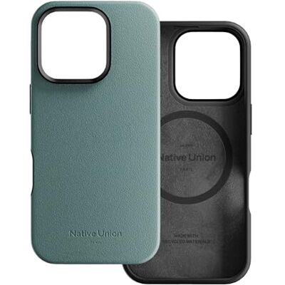 Native Union Estojo ativo compatível com MagSafe e ímanes integrados design resistente materiais reciclados proteção até 10 pés para iPhone 16 (verde azulado) Native Union Estojo ativo compatível com MagSafe e ímanes integrados design resistente materiais reciclados proteção até 10 pés para iPhone 16 (verde azulado)
