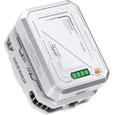 NEEWER Básico refrigerador magnético móvel com bateria de 5000 mAh, capa ventilador sem fios tipo C com aro magnético clipe, compatível com iPhone 16 15 Pro Max MagSafe Samsung para jogos, NEEWER Básico refrigerador magnético móvel com bateria de 5000 mAh, capa ventilador sem fios tipo C com aro magnético clipe, compatível com iPhone 16 15 Pro Max MagSafe Samsung para jogos,