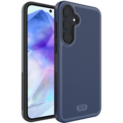 TUDIA MergeGrip Compatível com capa para Samsung Galaxy A55 5G capa protetora de camada dupla antiderrapante detetor fina resistente de grau militar azul Índigo TUDIA MergeGrip Compatível com capa para Samsung Galaxy A55 5G capa protetora de camada dupla antiderrapante detetor fina resistente de grau militar azul Índigo