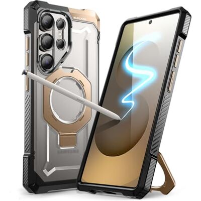 SUPCASE Capa magnética para Samsung Galaxy S25 Ultra Case com suporte Case resistente, compatível com MagSafe, proteção de grau militar, suporte Kickstand, Unicorn Beetle Grip SUPCASE Capa magnética para Samsung Galaxy S25 Ultra Case com suporte Case resistente, compatível com MagSafe, proteção de grau militar, suporte Kickstand, Unicorn Beetle Grip
