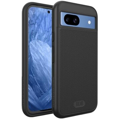 TUDIA MergeGrip Compatível com capa para Google Pixel 8a capa protetora de camada dupla antiderrapante detetor fina resistente de grau militar preto TUDIA MergeGrip Compatível com capa para Google Pixel 8a capa protetora de camada dupla antiderrapante detetor fina resistente de grau militar preto