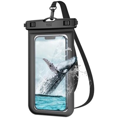 YOSH Capa impermeável para telemóvel IPX8 universal, mala para telemóvel impermeável para iPhone 14 Plus 13 12 Pro MAX Mini 11 XR X 8 7 6 Galaxy S20 A51 A71 Xiaomi Poco RedMi Ni ote 9 a 6 ,8 '' Funda Movil Agua para Aadar, Bucear, Funda Acuatica Movil p YOSH Capa impermeável para telemóvel IPX8 universal, mala para telemóvel impermeável para iPhone 14 Plus 13 12 Pro MAX Mini 11 XR X 8 7 6 Galaxy S20 A51 A71 Xiaomi Poco RedMi Ni ote 9 a 6 ,8 '' Funda Movil Agua para Aadar, Bucear, Funda Acuatica Movil p
