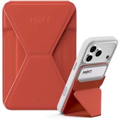 MOFT MagSafe Carteira Suporte para iPhone 17/16/15/14/13 séries, compatível com MagSafe, suporte magnético de MOVAS, couro vegano para telefone com 3 ângulos de visão, 2 suportes para cartões MOFT MagSafe Carteira Suporte para iPhone 17/16/15/14/13 séries, compatível com MagSafe, suporte magnético de MOVAS, couro vegano para telefone com 3 ângulos de visão, 2 suportes para cartões