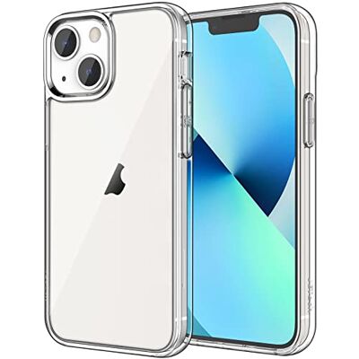 JETech Capa para iPhone 13 6,1 polegadas, anti-amarelo capa de para-choques à prova de impactos, suporte transparente anti-riscos (HD clara) JETech Capa para iPhone 13 6,1 polegadas, anti-amarelo capa de para-choques à prova de impactos, suporte transparente anti-riscos (HD clara)