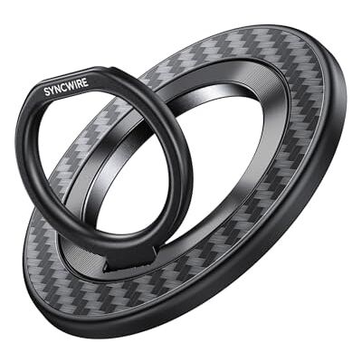SYNCWIRE Soporte de Anillo Magnético para MagSafe – Rotación de 360°, Agarre de Teléfono Móvil de Doble Cara Compatible con iPhone 17 16 15 14 13 12 Pro MAX Android Accesorios MagSafe SYNCWIRE Soporte de Anillo Magnético para MagSafe – Rotación de 360°, Agarre de Teléfono Móvil de Doble Cara Compatible con iPhone 17 16 15 14 13 12 Pro MAX Android Accesorios MagSafe