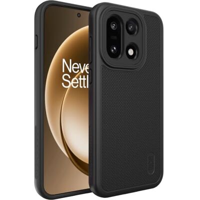 TUDIA Capa MergeGrip para OnePlus 15 5G (2025). Proteção de dupla camada à prova de impactos design robusto e resistente preto mate TUDIA Capa MergeGrip para OnePlus 15 5G (2025). Proteção de dupla camada à prova de impactos design robusto e resistente preto mate