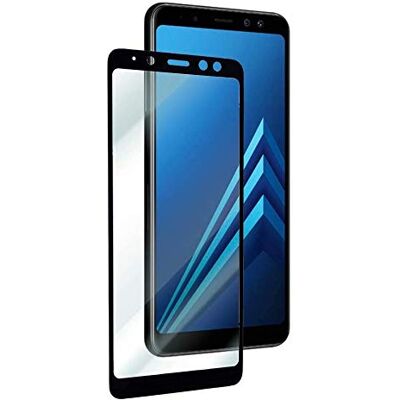 REY 2X Protetor de ecrã 3D para Samsung Galaxy A8 2018 A5 2018, preto, proteção completa, 3D / 4D / 5D REY 2X Protetor de ecrã 3D para Samsung Galaxy A8 2018 A5 2018, preto, proteção completa, 3D / 4D / 5D
