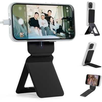 MOFT Tripé móvel para iPhone 17/16/15/14/13/12 Series, Tripé Universal Invisível Suporte para Telefone com 3 Modos para Auto-vlogging, Navegação, Fotografia Macro, Videochamada, Preto Azeviche MOFT Tripé móvel para iPhone 17/16/15/14/13/12 Series, Tripé Universal Invisível Suporte para Telefone com 3 Modos para Auto-vlogging, Navegação, Fotografia Macro, Videochamada, Preto Azeviche