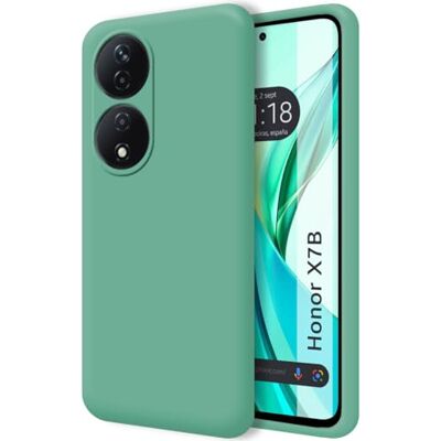 Tumundosmartphone Capa de silicone líquido ultra macia para Huawei Honor 90 Smart 5G cor verde Tumundosmartphone Capa de silicone líquido ultra macia para Huawei Honor 90 Smart 5G cor verde