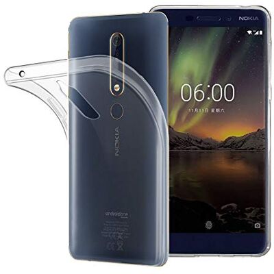 ebestStar Capa para Nokia Nokia 6 (2018), capa de silicone transparente, camada protetora TPU anti-choques, slim ultra fina, transparente ebestStar Capa para Nokia Nokia 6 (2018), capa de silicone transparente, camada protetora TPU anti-choques, slim ultra fina, transparente