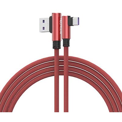 TECHGEAR - USB-C Cable 1.5m - 90° - Carregamento rápido - Cable TECHGEAR - USB-C Cable 1.5m - 90° - Carregamento rápido - Cable
