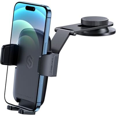 SYNCWIRE Suporte universal para salpicos, ecrã Tesla, suporte para telemóvel de carro, braço dobrável de liga de alumínio, compatível com smartphones de 4 a 7 polegadas SYNCWIRE Suporte universal para salpicos, ecrã Tesla, suporte para telemóvel de carro, braço dobrável de liga de alumínio, compatível com smartphones de 4 a 7 polegadas