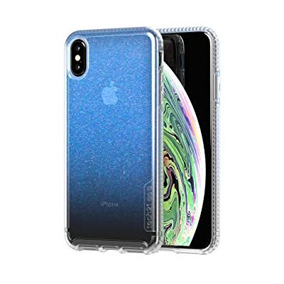 tech21 Pure Shimmer Capa protetora para Apple iPhone XS MAX azul tech21 Pure Shimmer Capa protetora para Apple iPhone XS MAX azul
