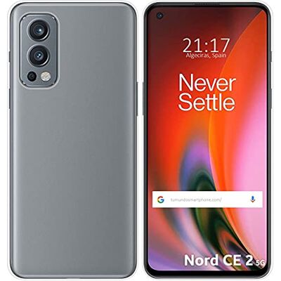 Tumundosmartphone Capa de silicone gel TPU transparente para OnePlus Nord 2 5G Tumundosmartphone Capa de silicone gel TPU transparente para OnePlus Nord 2 5G