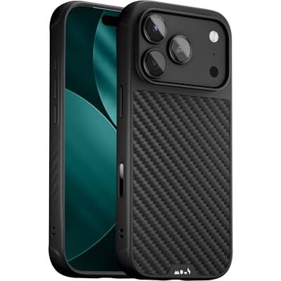 Mous para iPhone 17 Pro MAX Limitless Fibra de Aramida Funda, Compatible con MagSafe, Protección Completa de la Cámara, Resistente a Golpes, Negro Mous para iPhone 17 Pro MAX Limitless Fibra de Aramida Funda, Compatible con MagSafe, Protección Completa de la Cámara, Resistente a Golpes, Negro