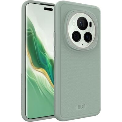TUDIA MergeGrip Compatível com capa para Huawei Honor Magic 6 Pro 5G capa protetora de camada dupla antiderrapante detetor fina resistente de grau militar lírio verde TUDIA MergeGrip Compatível com capa para Huawei Honor Magic 6 Pro 5G capa protetora de camada dupla antiderrapante detetor fina resistente de grau militar lírio verde