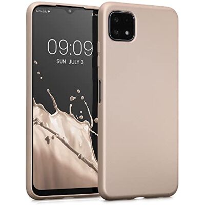 KWmobile - Galaxy A22 5G - Ouro - Silicone - Capinha KWmobile - Galaxy A22 5G - Ouro - Silicone - Capinha