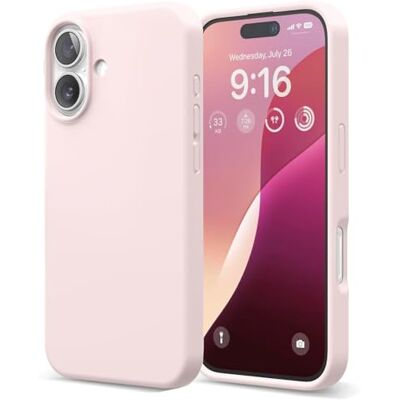 Verco Para iPhone 17 Capa de silicone, capa macia de TPU colorida com superfície antiderrapante, compatível com iPhone 17 (6,3 polegadas), rosa Verco Para iPhone 17 Capa de silicone, capa macia de TPU colorida com superfície antiderrapante, compatível com iPhone 17 (6,3 polegadas), rosa