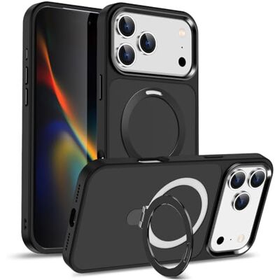 Verco Para iPhone 17 Pro capa Skin compatível com MagSafe, capa magnética ultrafina com aderência macia, compatível com iPhone 17 Pro (6,3 polegadas), preto Verco Para iPhone 17 Pro capa Skin compatível com MagSafe, capa magnética ultrafina com aderência macia, compatível com iPhone 17 Pro (6,3 polegadas), preto