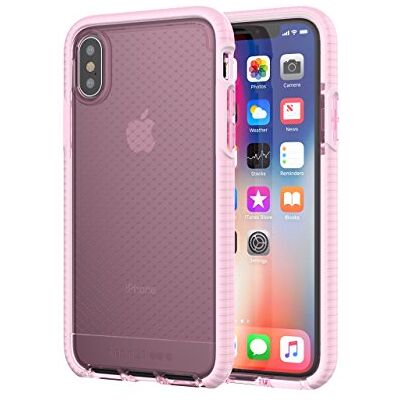 tech21 Capa EVO Check Phone para iPhone X tinta rosa/branco tech21 Capa EVO Check Phone para iPhone X tinta rosa/branco