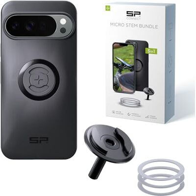 SP CONNECT Micro Stem Bundle SPC+ para Google Pixel 10 Pro XL Suporte para telemóvel para guiador de bicicleta, suporte para telemóvel SP CONNECT Micro Stem Bundle SPC+ para Google Pixel 10 Pro XL Suporte para telemóvel para guiador de bicicleta, suporte para telemóvel