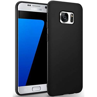 Verco Para Samsung Galaxy S7 Edge capa de TPU, capa flexível Soft com proteção anti-choque e design transparente, compatível com Samsung Galaxy S7 Edge (5,5 polegadas), preto Verco Para Samsung Galaxy S7 Edge capa de TPU, capa flexível Soft com proteção anti-choque e design transparente, compatível com Samsung Galaxy S7 Edge (5,5 polegadas), preto