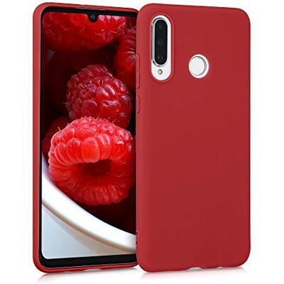 Kwmobile - Huawei P30 Lite - silicone - Vermelho - Capa de telemóvel Kwmobile - Huawei P30 Lite - silicone - Vermelho - Capa de telemóvel