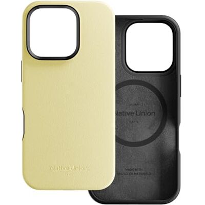 Native Union Estojo ativo compatível com MagSafe e ímanes integrados design resistente materiais reciclados proteção até 10 pés para iPhone 16 Pro (amarelo) Native Union Estojo ativo compatível com MagSafe e ímanes integrados design resistente materiais reciclados proteção até 10 pés para iPhone 16 Pro (amarelo)
