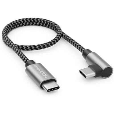 deleyCON 0,30m Cabo USB C 1x Ângulo de 90° PD3.0 (60W Carregamento Rápido) Cabo de Carregamento Curto 30cm C para C para iPhone 17 16 15 Pro Max Samsung S25 S24 S23 Pixel iPad Pro MacBook Air deleyCON 0,30m Cabo USB C 1x Ângulo de 90° PD3.0 (60W Carregamento Rápido) Cabo de Carregamento Curto 30cm C para C para iPhone 17 16 15 Pro Max Samsung S25 S24 S23 Pixel iPad Pro MacBook Air