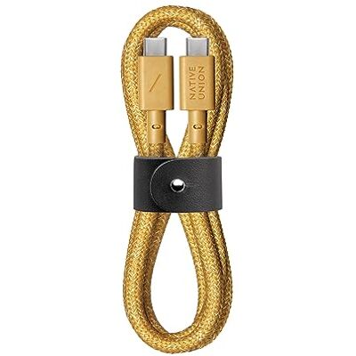 Native Union Type-C Belt Cable cabo USB-C para USB-C 1,2 m ultra resistente compatível com iPhone 16, 16 Plus, 16 Pro, 16 Pro Max, iPad Pro, iPad Air, Galaxy S24, Flip 6, Fold 6 (Kraft) Native Union Type-C Belt Cable cabo USB-C para USB-C 1,2 m ultra resistente compatível com iPhone 16, 16 Plus, 16 Pro, 16 Pro Max, iPad Pro, iPad Air, Galaxy S24, Flip 6, Fold 6 (Kraft)