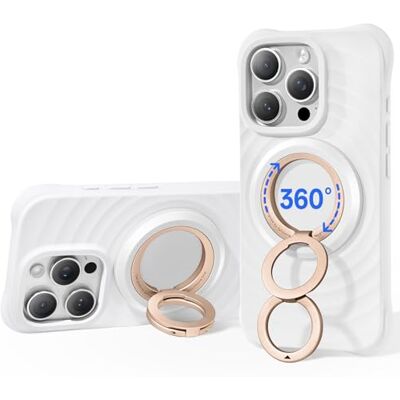 SYNCWIRE Suporte de anel magnético para MagSafe, rotação de 360°, aderência de telemóvel de dupla face compatível com iPhone 17 16 15 14 13 12 Pro MAX Android acessórios MagSafe SYNCWIRE Suporte de anel magnético para MagSafe, rotação de 360°, aderência de telemóvel de dupla face compatível com iPhone 17 16 15 14 13 12 Pro MAX Android acessórios MagSafe
