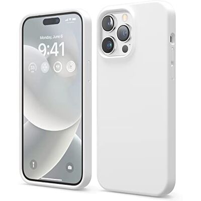 Capinha branca elago ES14SC67PRO-WH para iPhone 14 Pro Max - Anticolisão, compatível com MagSafe Capinha branca elago ES14SC67PRO-WH para iPhone 14 Pro Max - Anticolisão, compatível com MagSafe