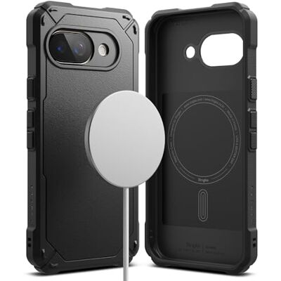 Ringke Rugged Gear Projetado para Capa Google Pixel 9a e Compatível com MagSafe, Não Deixa Marcas e Não Escorrega, Toque Agradável e Bom Ajuste Capa Protetora Preto Magnético Ringke Rugged Gear Projetado para Capa Google Pixel 9a e Compatível com MagSafe, Não Deixa Marcas e Não Escorrega, Toque Agradável e Bom Ajuste Capa Protetora Preto Magnético