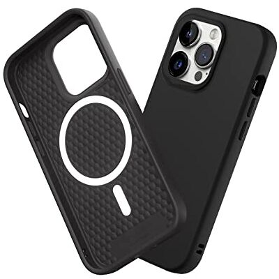 RhinoShield Capa SolidSuit adequada para MagSafe e iPhone 14 Pro Força magnética superior, proteção militar, design clássico, carregamento sem fios e perfil fino. RhinoShield Capa SolidSuit adequada para MagSafe e iPhone 14 Pro Força magnética superior, proteção militar, design clássico, carregamento sem fios e perfil fino.