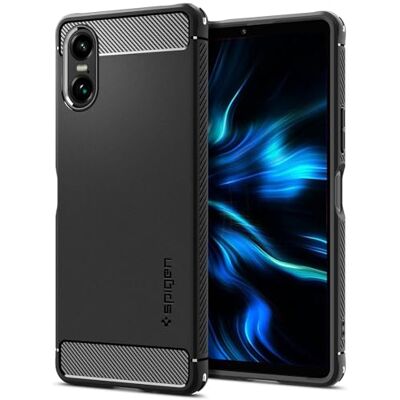 Spigen Capa Rugged Armor para Sony Xperia 10 Vi Preto mate Spigen Capa Rugged Armor para Sony Xperia 10 Vi Preto mate