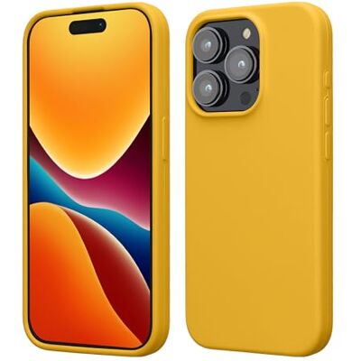 Kwmobile - iPhone 15 Pro - Mel - Silicone - Capa de telefone Kwmobile - iPhone 15 Pro - Mel - Silicone - Capa de telefone