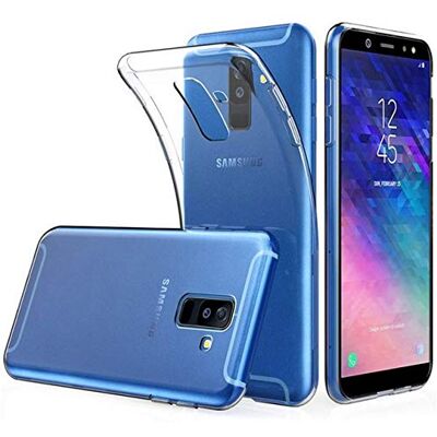 Tumundosmartphone Capa de gel TPU fina ultra fina 0,5 mm transparente para Samsung Galaxy A6 Plus (2018) Tumundosmartphone Capa de gel TPU fina ultra fina 0,5 mm transparente para Samsung Galaxy A6 Plus (2018)
