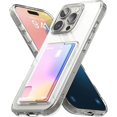 Ringke Capa Fusion Card Compatível com iPhone 16 Pro MAX, Carcaça com Suporte para Cartão, Capa com Porta Cartão Fina Leve Transparente Ringke Capa Fusion Card Compatível com iPhone 16 Pro MAX, Carcaça com Suporte para Cartão, Capa com Porta Cartão Fina Leve Transparente