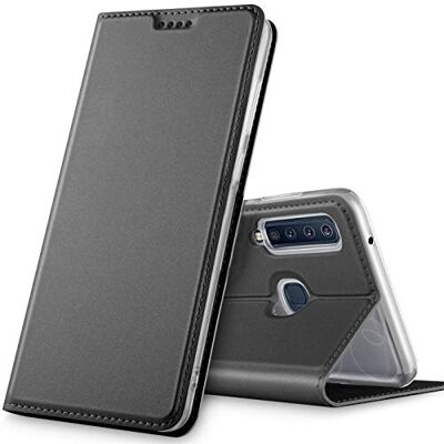 Verco Para Samsung Galaxy A9 2018 capa tipo livro galvanizada, capa de design com proteção 360°, compatível com Samsung Galaxy A9 2018 (6,3 polegadas), preto Verco Para Samsung Galaxy A9 2018 capa tipo livro galvanizada, capa de design com proteção 360°, compatível com Samsung Galaxy A9 2018 (6,3 polegadas), preto
