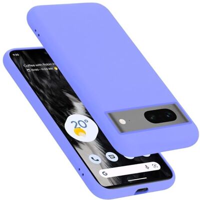 Cadorabo Capa de silicone compatível com Google Pixel 7, capa protetora de corpo inteiro para Pixel 7 resistente a riscos e impactos fina capa de TPU, liquid lilás claro Cadorabo Capa de silicone compatível com Google Pixel 7, capa protetora de corpo inteiro para Pixel 7 resistente a riscos e impactos fina capa de TPU, liquid lilás claro